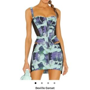 Miaou corset and skirt set
